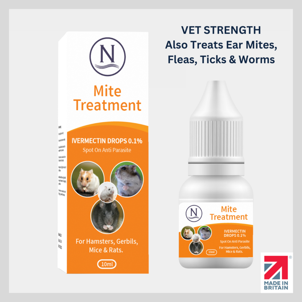 Mite treatment for Hamsters, Gerbils, Mice and Rats